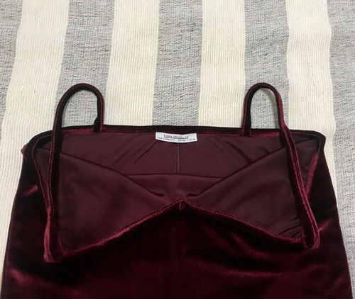 Top De Plush Terciopelo Zara Talle M