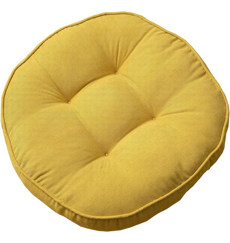 Vctops Pana Silla Redonda Pad Large Solid Pouf Tufted Thicke