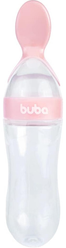 Dosador De Silicone Para Papinha Bebê 6m+ Buba Cor Rosa-claro