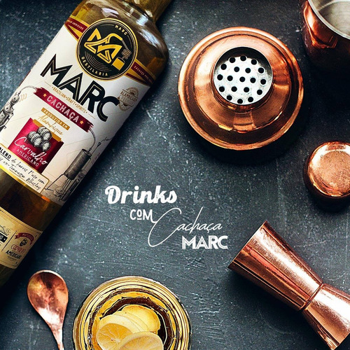 Imagem 3 de 10 de Kit 3un Cachaça Marc Carvalho Am. Blend, Amburana E Clássica
