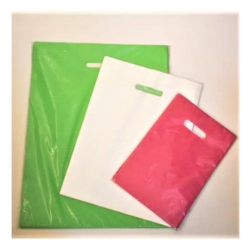 Bolsas Plasticas De Boutique 20x30 Colores