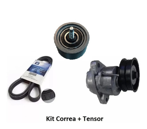 Kit Tensor Y Correa   Poli V  Chevrolet  Meriva