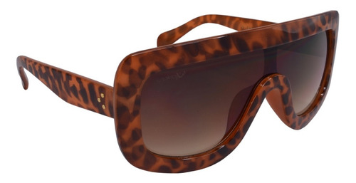 Gafas De Sol Para Dama Semi-cuadrada Animal Print Virox