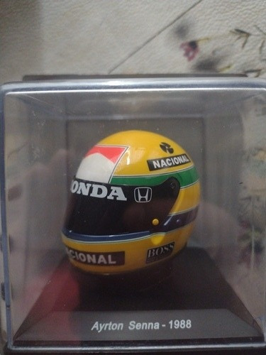 Coleccion Cascos F1. Ayrton Senna 1988. Nuevo 