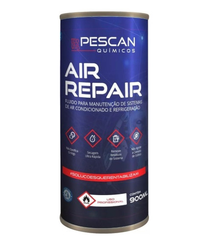 Air Repair 900 Ml Limpeza Sistema Ar Condicionado (sub 141b)