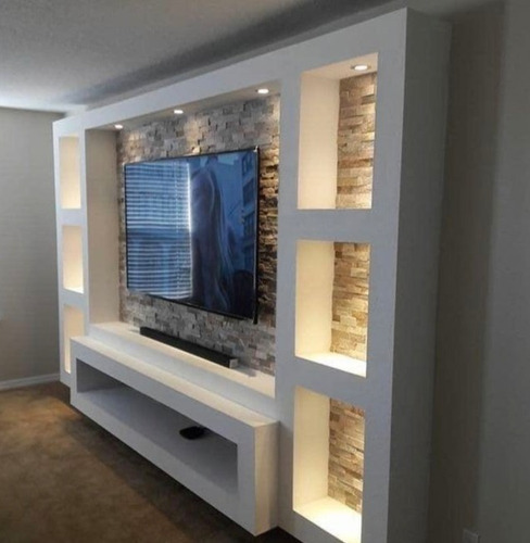 Imagen 2 de 12 de Trabajos En Yeso, Cielorraso, Revest, Decoraciones Y Muebles