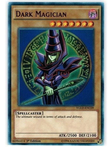 Yu-gi-oh! - Mago Oscuro (ygld-enc09) - Cubiertas De Yugi