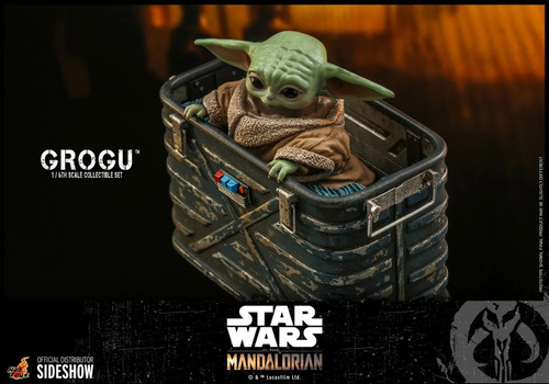 Set De Figuras Grogu The Mandalorian 1:6 Scale Hot Toys