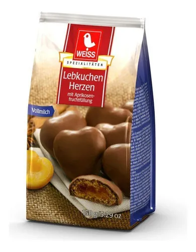 Biscoitos Pão De Mel Cobertos Com Chocolate Ao Leite