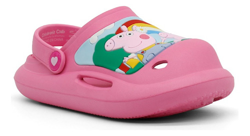 Sandalia Casual De Niña Peppa Pig 23.2pe058 Rosado