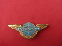 Comprar Pin Antiguo Aviacion Panam Pan Am Aerolinea Insignia Avion