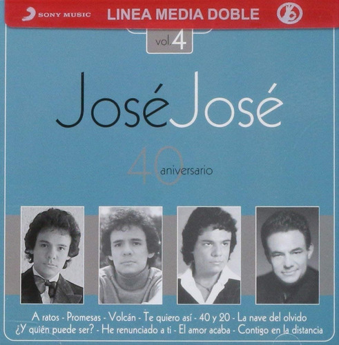 Jose Jose - 40 Aniversario Volumen 4 Cuatro - 2 Discos Cd