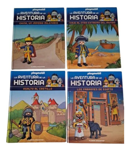 Libro Playmobil Aventura De La Histor Pirata China Egipto (Usado)