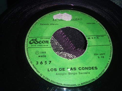 Vinilo Single De Los De Las Condes La Tropillana (35ch