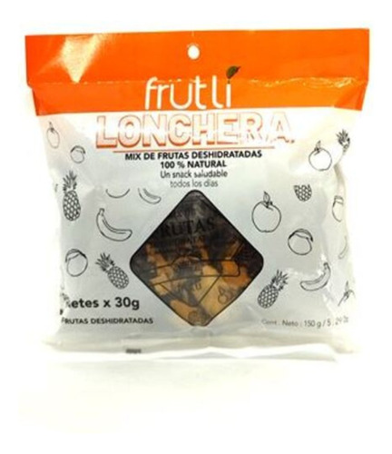 Snack Mix Frutas Secas X5 Pack 