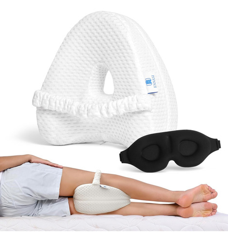 Almohada Para Las Rodillas Con Máscara Para Dormir