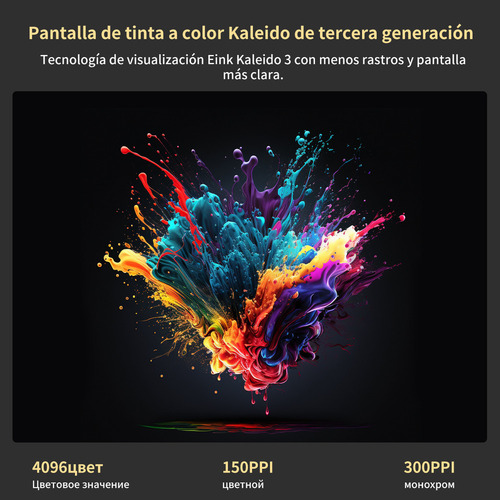 . Leitor Eletrônico Bigme B751c De 7 Cores Com Tela