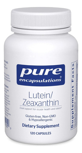 Luteína Y Zeaxantina Pure Encapsulations 120 Cápsulas