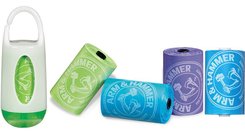 Dispensador De Bolsas De Fraldas Munchkin Arm & Hammer Com 3