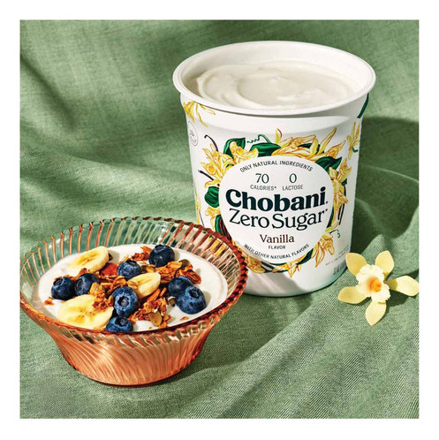Yoghurt Chobani Batido Zero Sugar Vainilla 907g