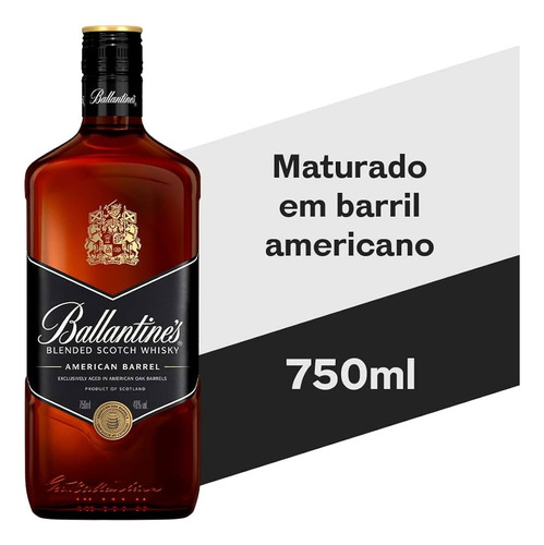 Whisky Ballantine's Bourbon Blended Scotch 750ml