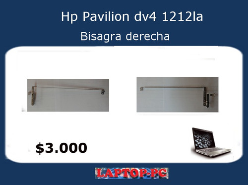 Bisagra Derecha Hp Pavilion Dv4 1212la