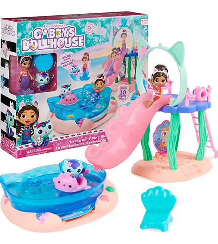 Gabby's Dollhouse Pool Playset Juego De Piscina.