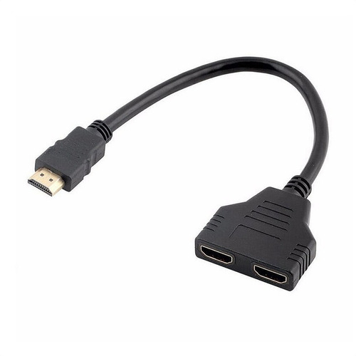 Adaptador Splitter Hdmi 1080p, 1 Macho A 2 Salida Hembra