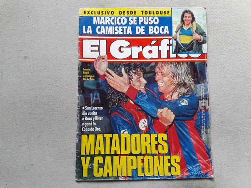 El Grafico N° 3773 Año 1992 - San Lorenzo Campeones Copa Oro