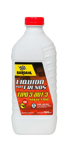 Bardahl Liquido Para Frenos Dot 3 1l