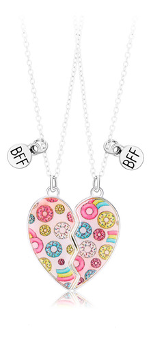 1 Par De Donut Mejor Amigo Collares Collares Imán