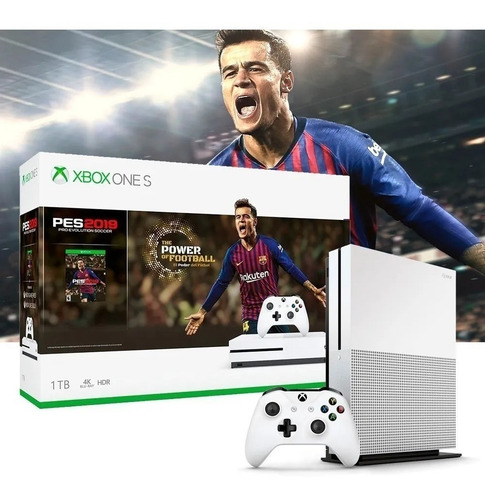 Xbox One S 1tb Consola Pes2019 4k Original Dia Del Niño