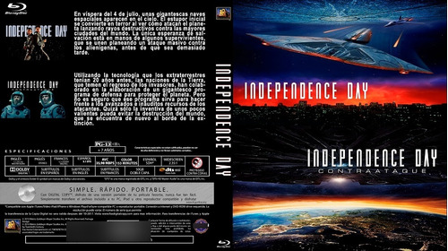 Día De La Independencia 1&2 Blu Ray Oficial