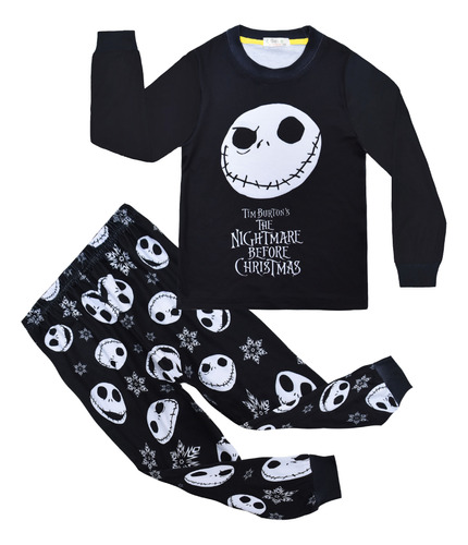 Conjunto De Pijama Casual De Manga Larga & Big Kids 7775