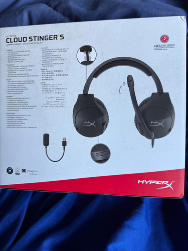 Auriculares Gamer Hyperx Cloud Stinger S Hhss1s-aa Negro Negro