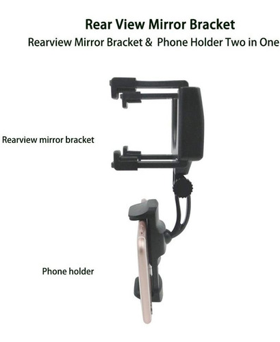 Soporte De Celular Auto Para Espejo Retrovisor