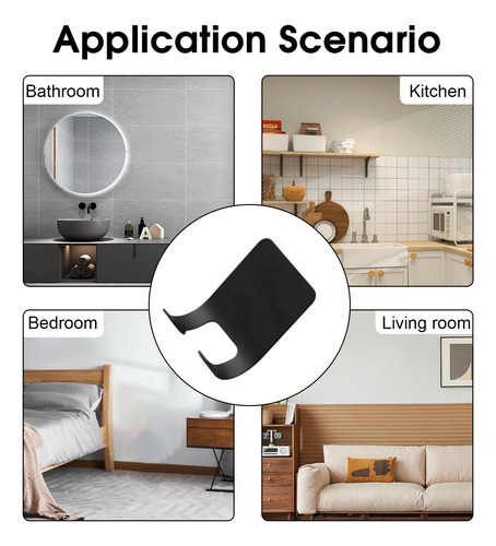 Ganchos Adhesivos Para Afeitar Set 4 Unidades, Soporte Maq