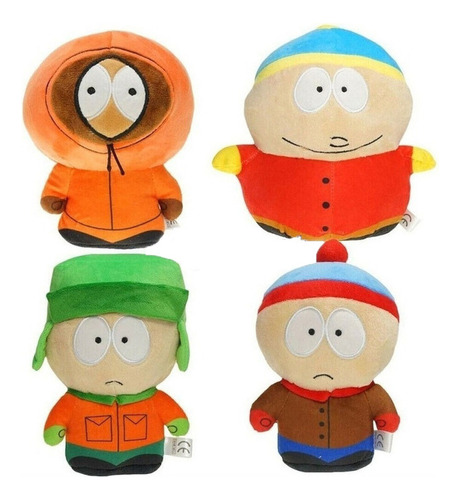 Peluche South Park, Regalo Para Niños, 20 Cm, 4 Unidades