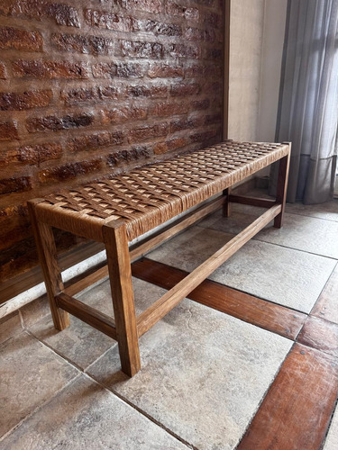 Banco Banqueta Pie De Cama Mueble P/ El Hogar O Recepcion