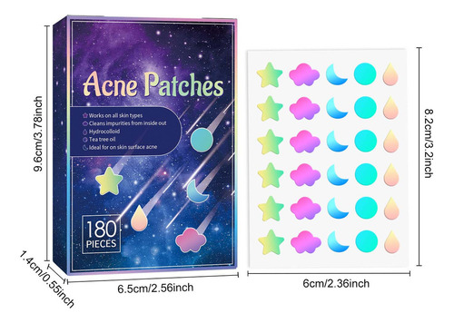 Parche Curativo Con Forma De Manchas, Parche Para Espinillas