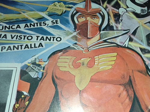 Póster Alas Doradas Capitán Futuro. Mazinger Z. (Usado)