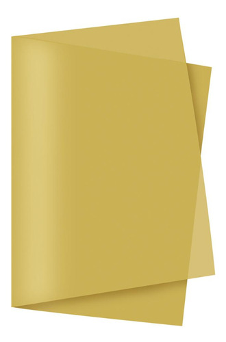 50 Folhas De Papel Seda 49x69 Cm Dourado Para Presente