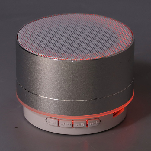 Mini Tarjeta De Memoria Portátil Con Altavoz Led Bluetooth C