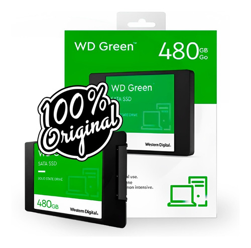 Ssd Western Digital Wd  480gb Green ( Original )