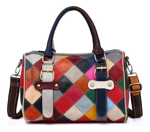 Segater® Bolso De Mano Boston Multicolor Para Mujer Bolso De