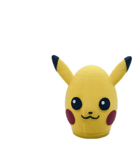 Caramelera Huevo Pikachu 14cm Impreso En 3d Dropix 3d