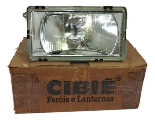 Farol H4 Gol Gts/ Voyage Quadrado 87/90 26cm 100% Orig Cibie