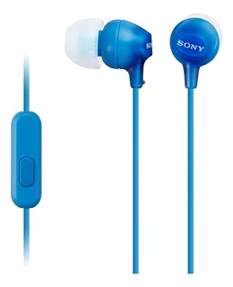Audífonos In Ear Sony Con Micrófono Mdr-ex15ap Azul