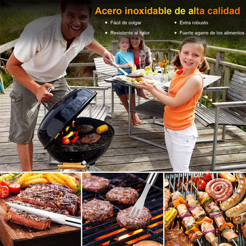 25pcs Utensilios Para Barbacoa Acero Inoxidable De Bbq