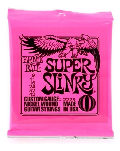 Encordado Guitarra Electrica Ernie Ball  2223 Calibre 09-042